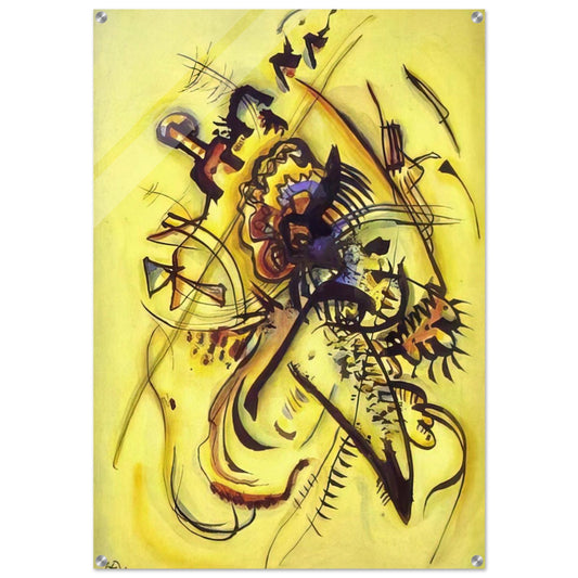 TO THE UNKNOWN VOICE 1916 - Wassily Kandinsky Acrylic Print - 70x100 cm / 28x40″ inches